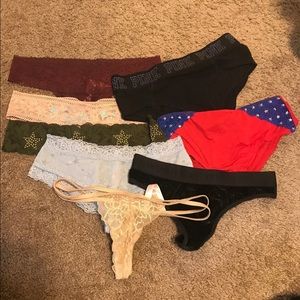 Lot of 8 Victoria secret underwear